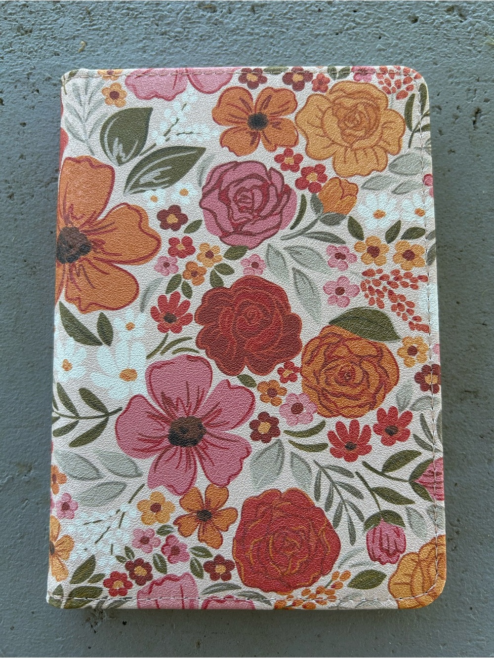 Floral Tablet Case in Pink, Orange & Green